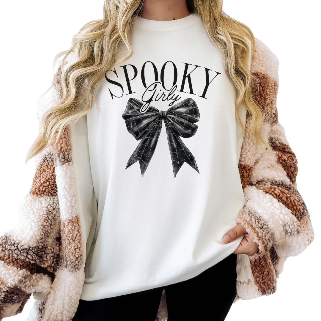 Spooky Girly Comfort Colors Graphic Tee