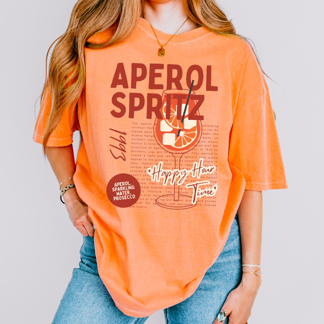 Aperol Spritz Comfort Colors Graphic Tee