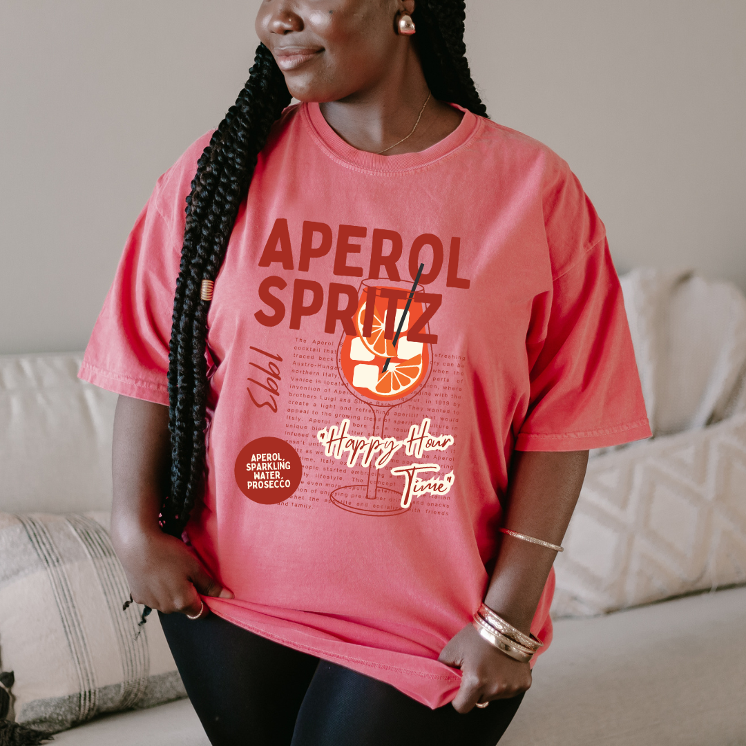 Aperol Spritz Comfort Colors Graphic Tee