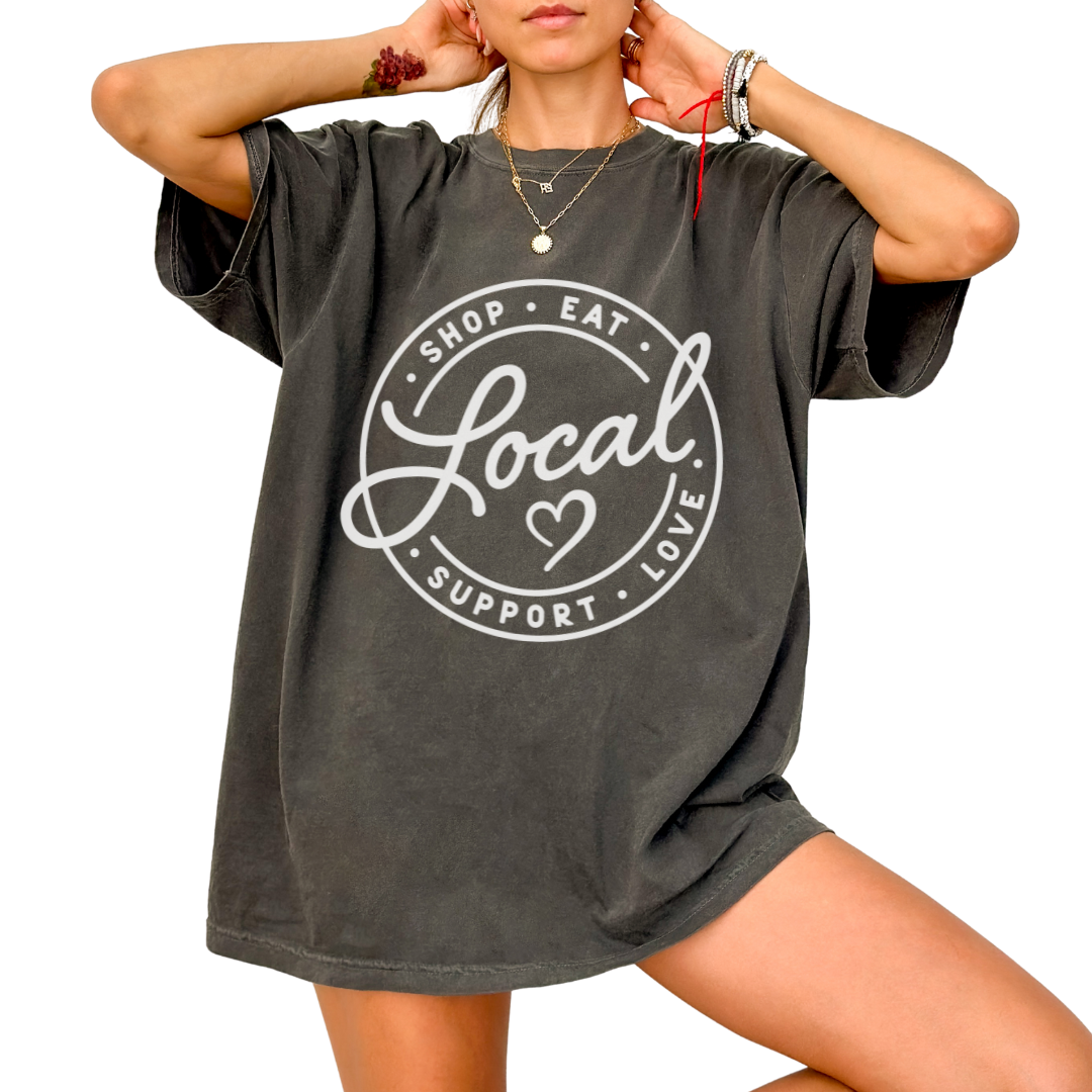 Support Local Comfort Colors Graphic Tee