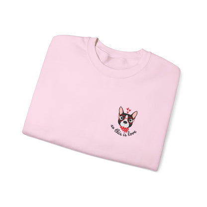 So This Is Love French Bulldog Gildan Crew Sweatshirt