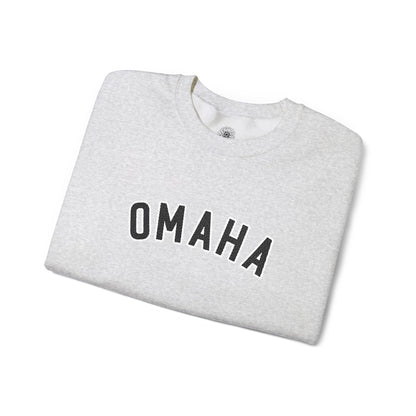 Omaha Black Embroidered Sweatshirt