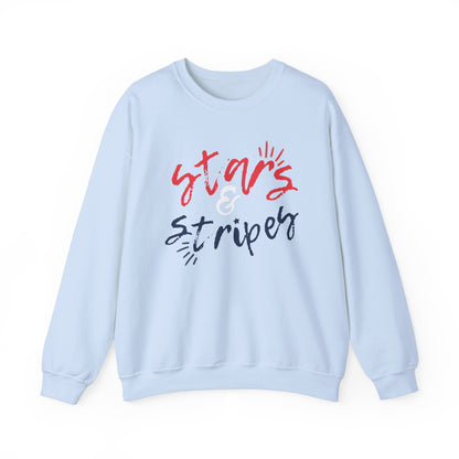 Stars & Stripes Gildan Crew Sweatshirt