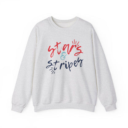 Stars & Stripes Gildan Crew Sweatshirt