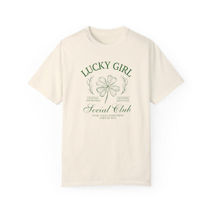 Lucky Girl Comfort Colors Graphic Tee