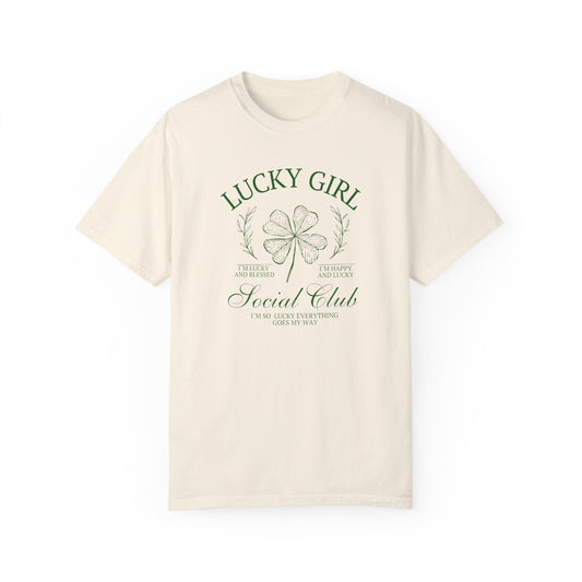 Lucky Girl Comfort Colors Graphic Tee
