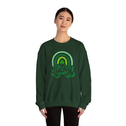 Lucky Rainbow Gildan Sweatshirt