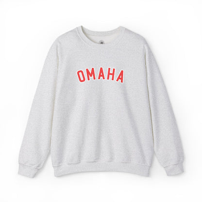 Omaha Red Embroidered Sweatshirt