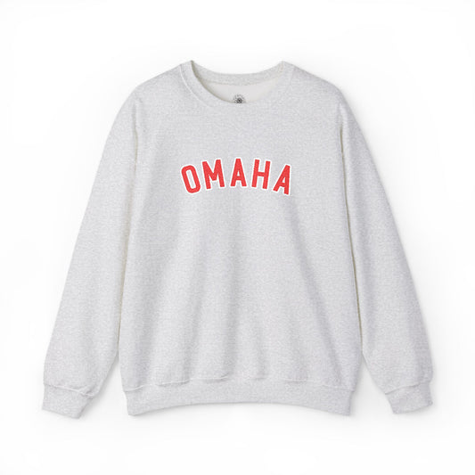 Omaha Red Embroidered Sweatshirt