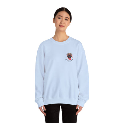 So This Is Love Pug Gildan Crew Sweatshirt