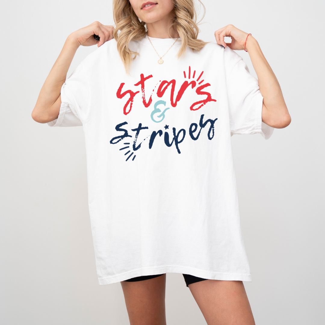 Stars & Stripes Comfort Colors Graphic Tee