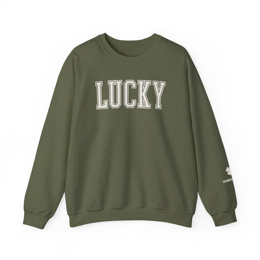 Lucky Gildan Crew Sweatshirt