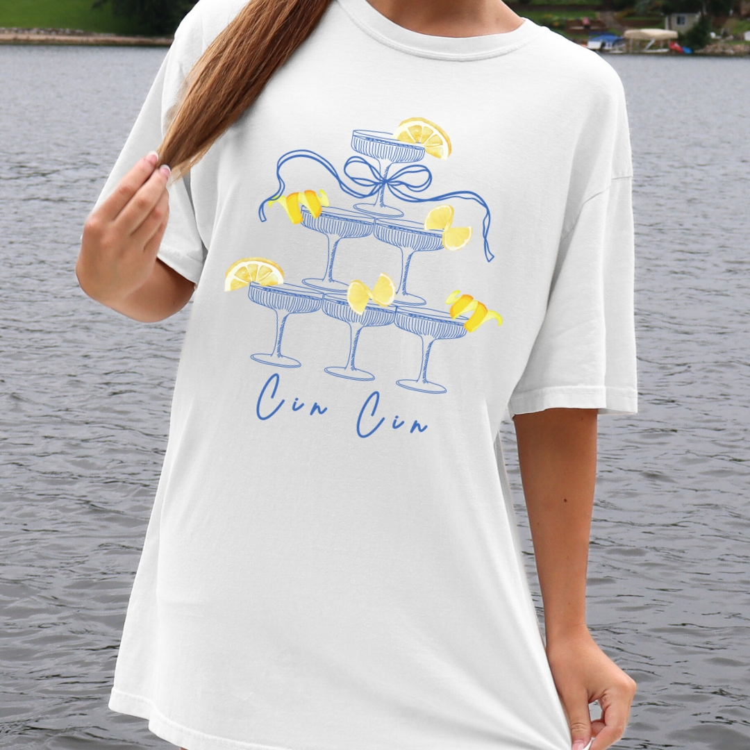 Cin Cin Comfort Colors Tee