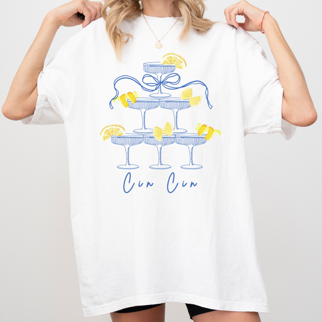 Cin Cin Comfort Colors Tee