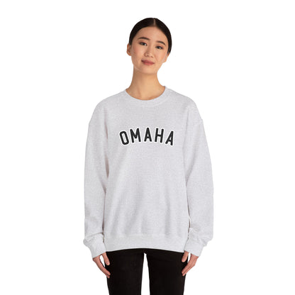 Omaha Black Embroidered Sweatshirt