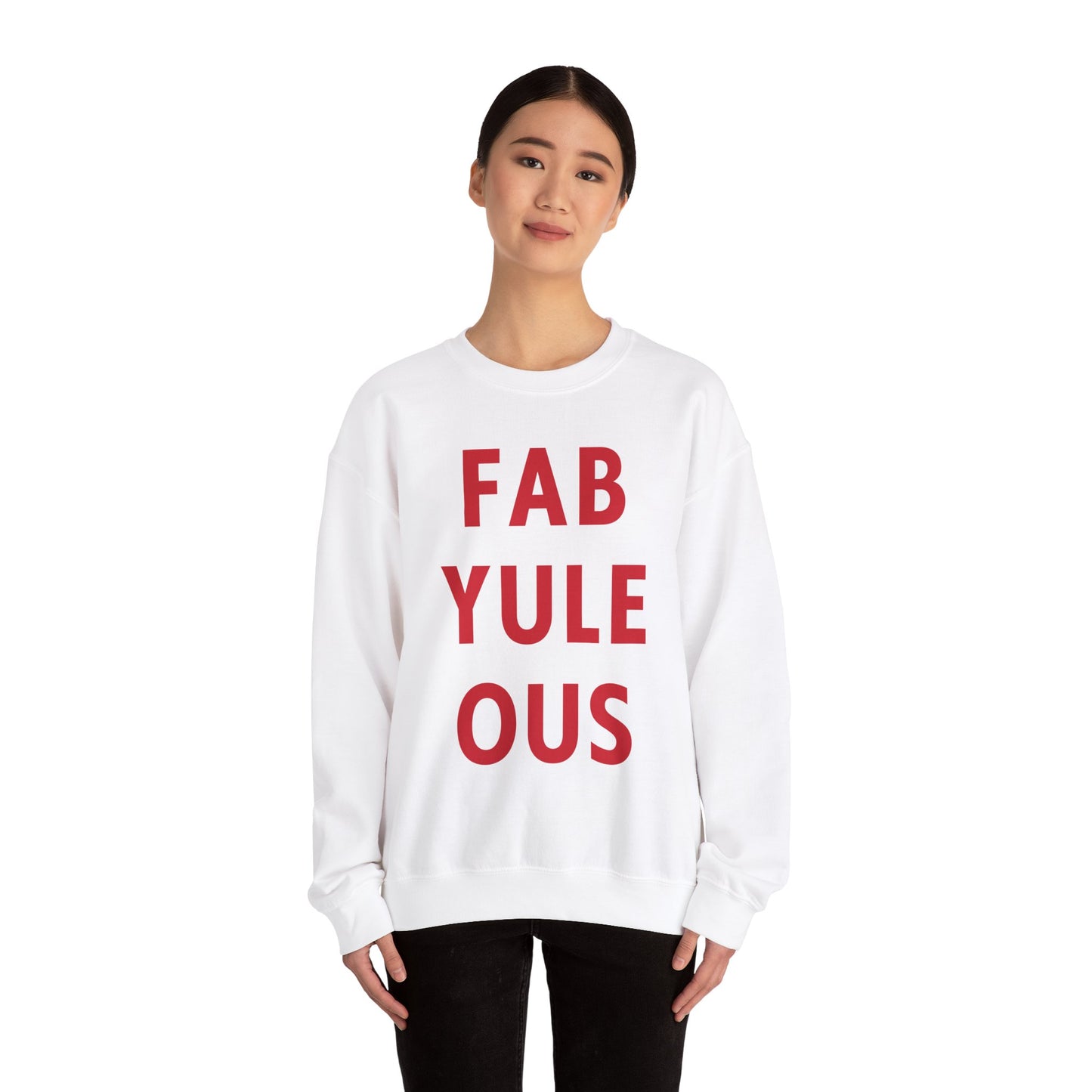 Fab-Yule-Ous Gildan Crew Sweatshirt