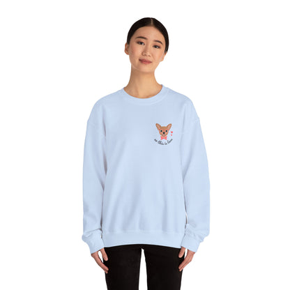 So This Is Love Chihuahua Gildan Crew Sweatshirt