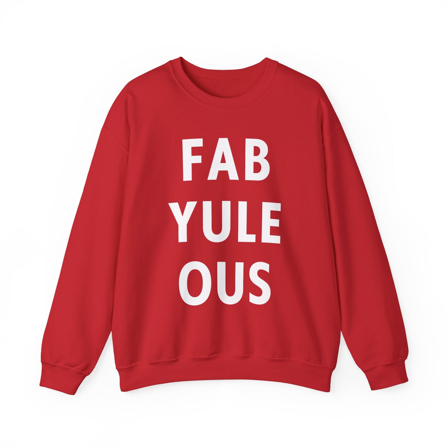 Fab-Yule-Ous Gildan Crew Sweatshirt