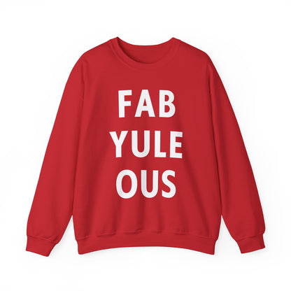 Fab-Yule-Ous Gildan Crew Sweatshirt