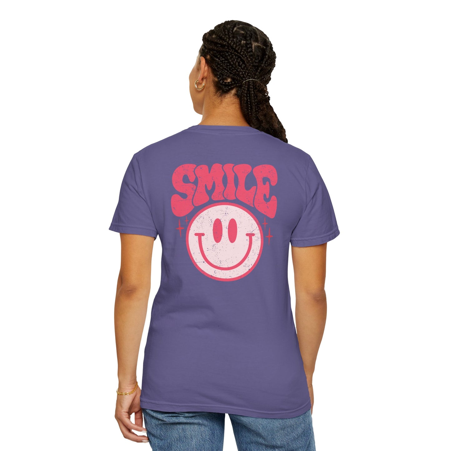 Smile Distressed CC Shirt