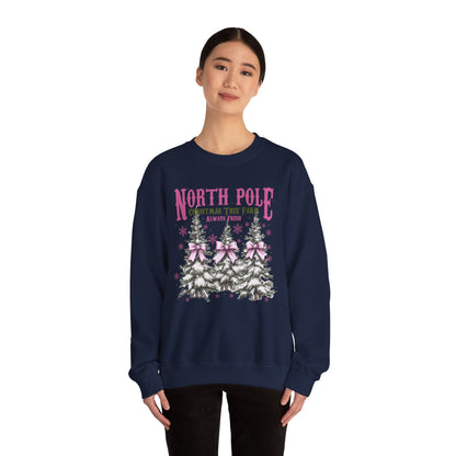 North Pole Tree Farm Gildan Crew Sweatshirt