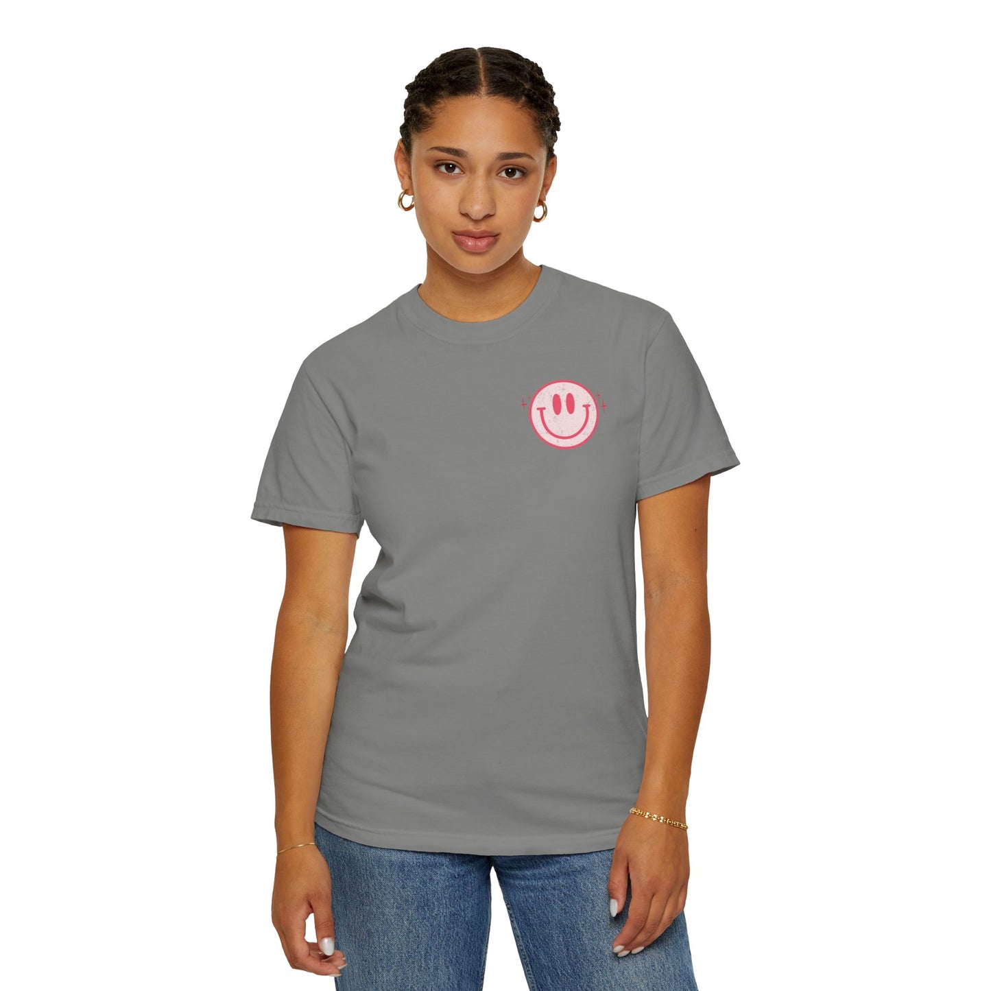 Smile Distressed CC Shirt