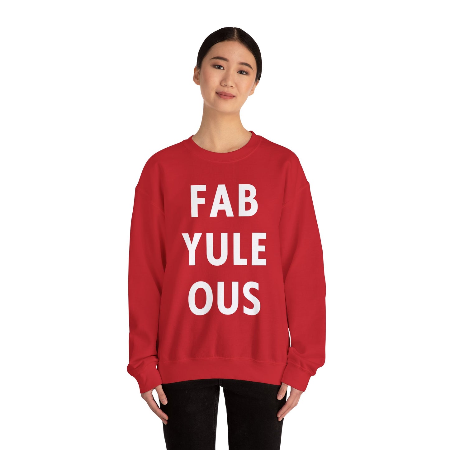 Fab-Yule-Ous Gildan Crew Sweatshirt