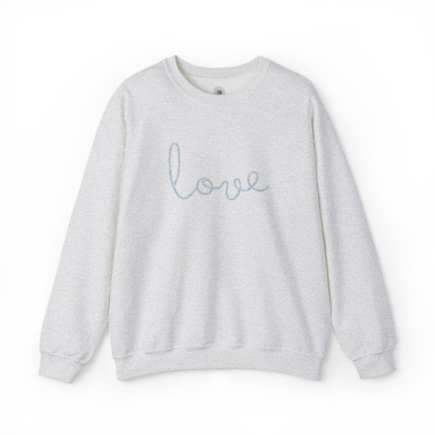 Love Grey Embroidered Sweatshirt