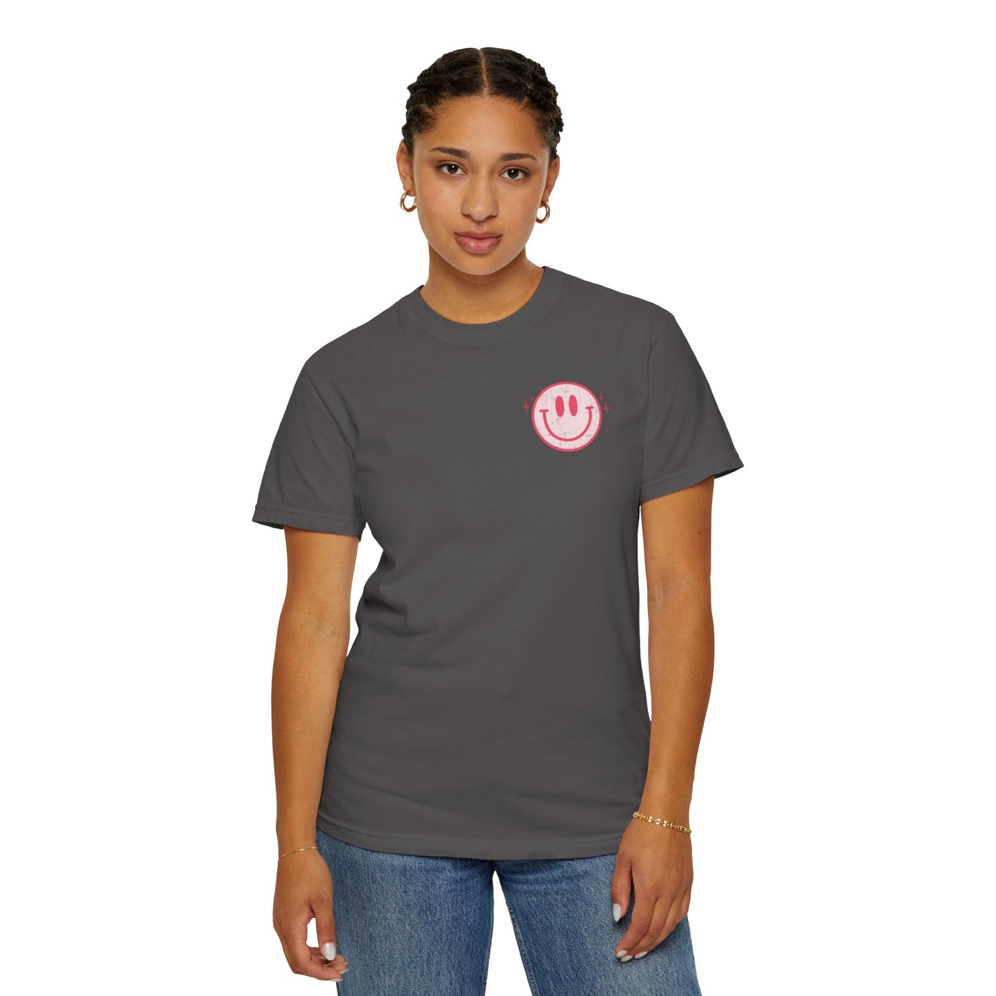 Smile Distressed CC Shirt