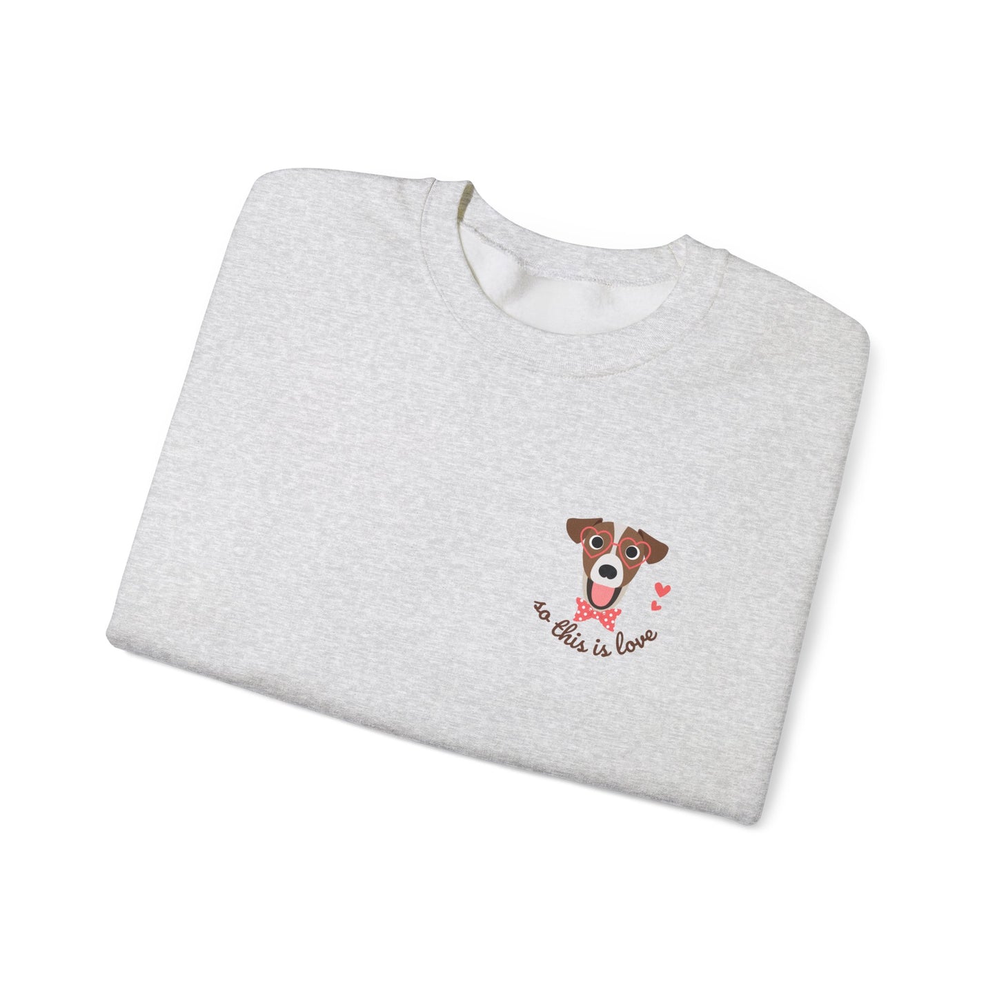 So This Is Love Jack Russell Terrier Gildan Crew Sweatshirt