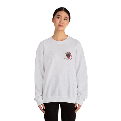 So This Is Love Pug Gildan Crew Sweatshirt