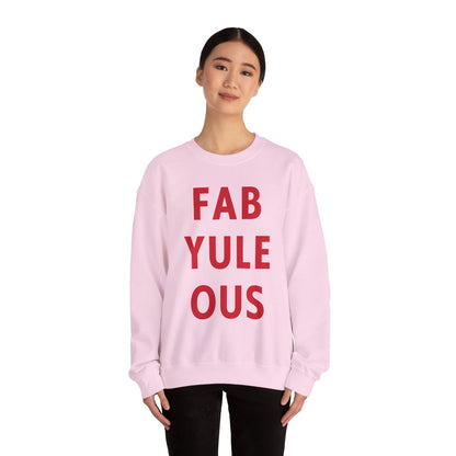 Fab-Yule-Ous Gildan Crew Sweatshirt