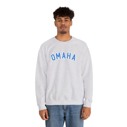 Omaha Blue Embroidered Sweatshirt