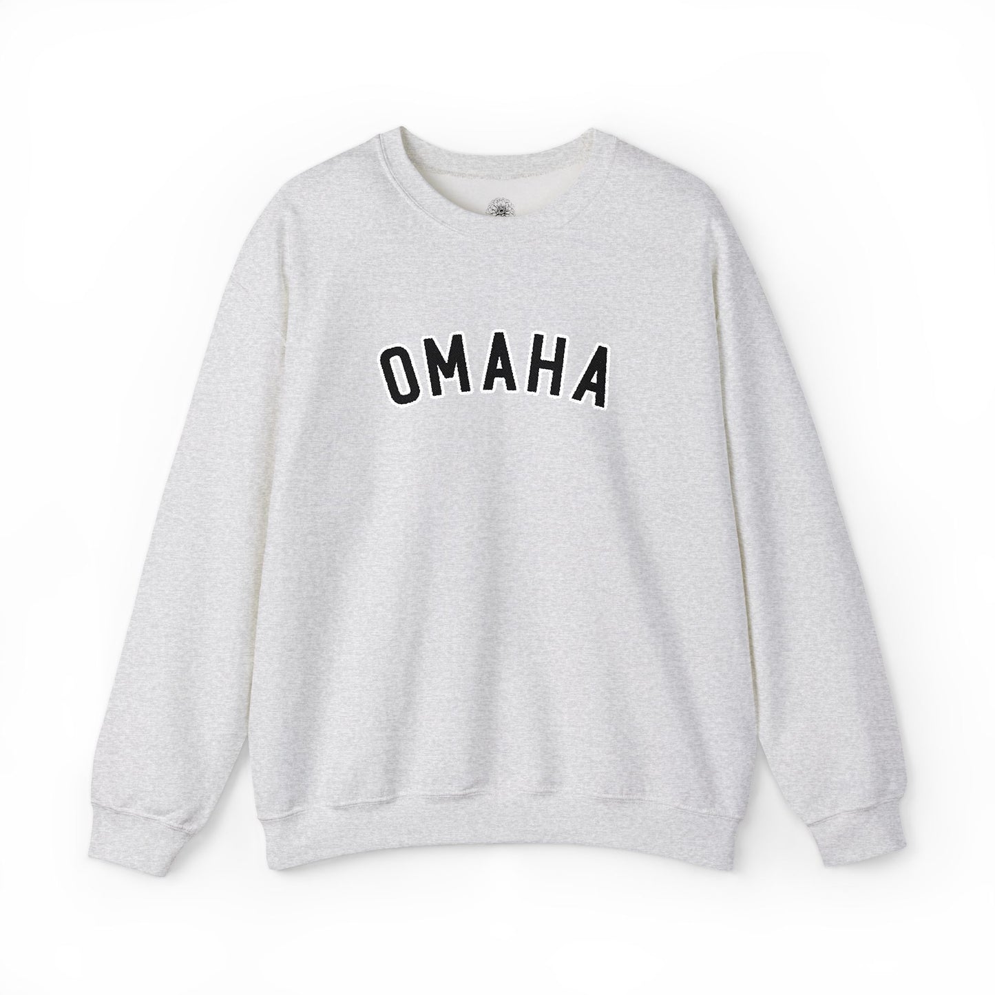 Omaha Black Embroidered Sweatshirt