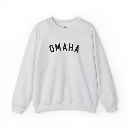 Omaha Black Embroidered Sweatshirt