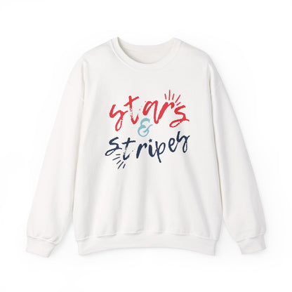 Stars & Stripes Gildan Crew Sweatshirt
