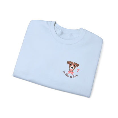 So This Is Love Jack Russell Terrier Gildan Crew Sweatshirt