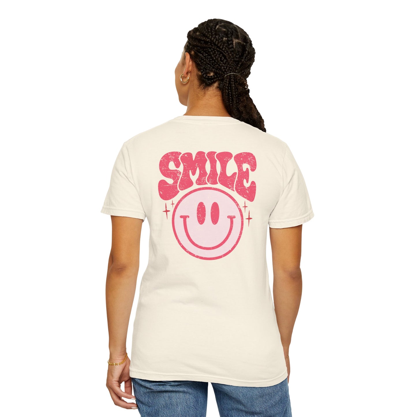 Smile Distressed CC Shirt