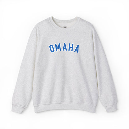 Omaha Blue Embroidered Sweatshirt