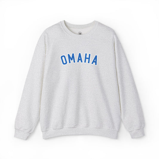Omaha Blue Embroidered Sweatshirt