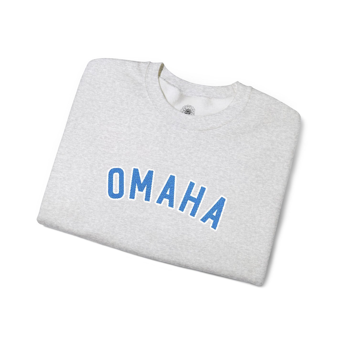 Omaha Blue Embroidered Sweatshirt