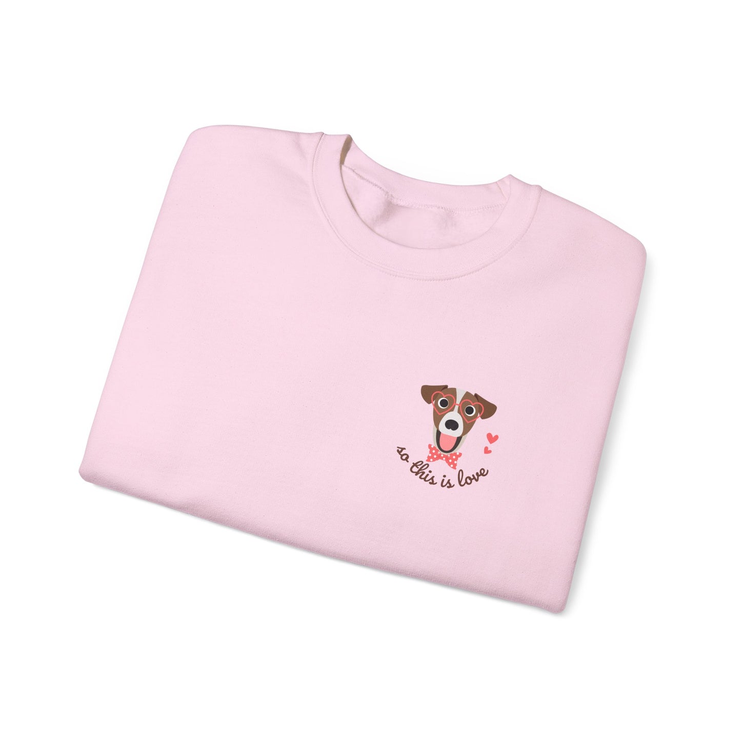 So This Is Love Jack Russell Terrier Gildan Crew Sweatshirt