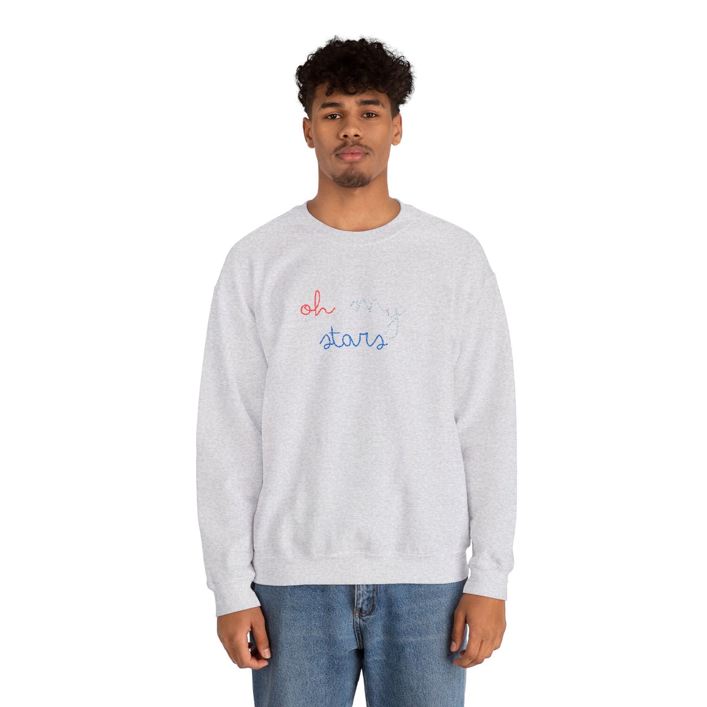 Oh My Stars Embroidered Sweatshirt