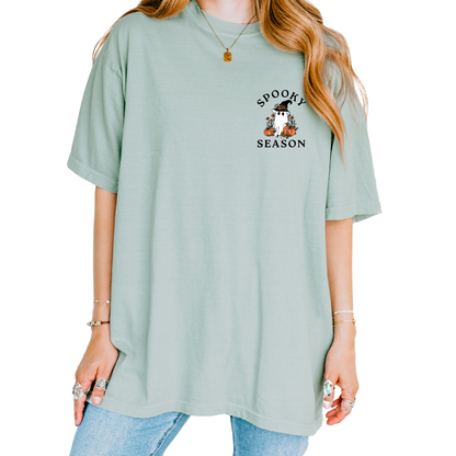 Botanical Ghost Comfort Colors Graphic Tee