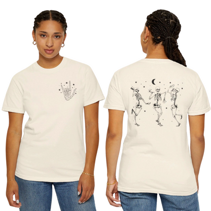 Dancing Skeletons Comfort Colors Graphic Tee