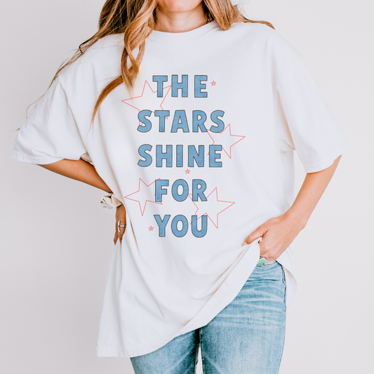 The Stars Shine For You Comfort Colors Graphic Tee
