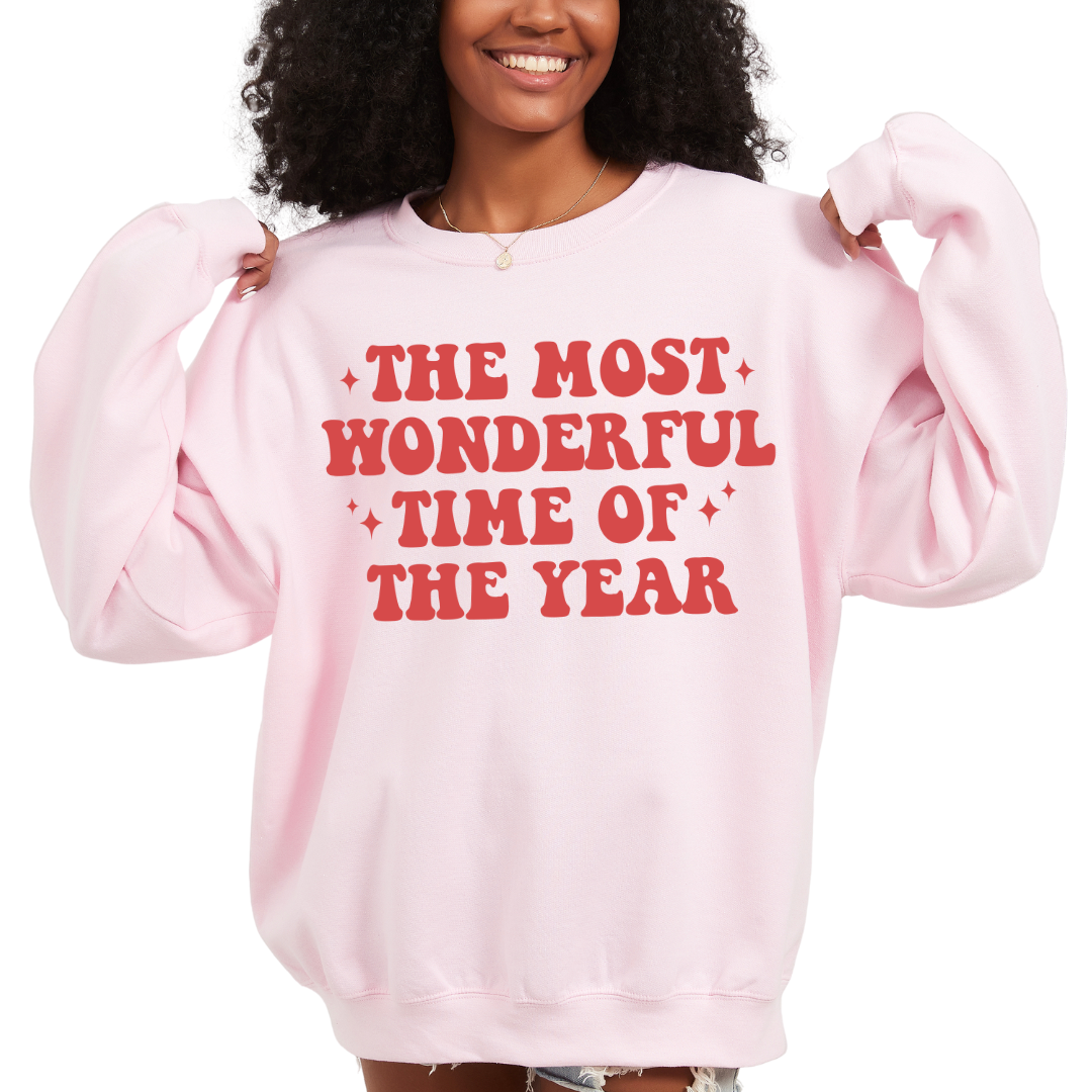 The Most Wonderful Time of the Year Gildan Crew Sweatshirt