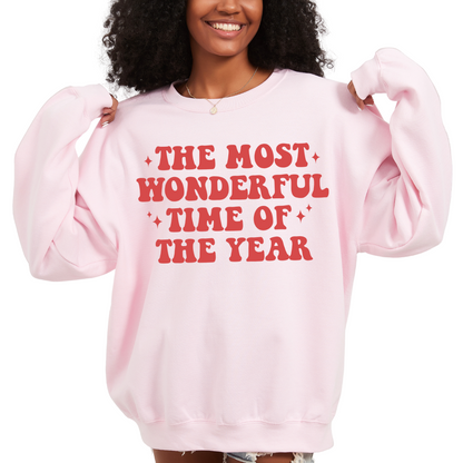 The Most Wonderful Time of the Year Gildan Crew Sweatshirt