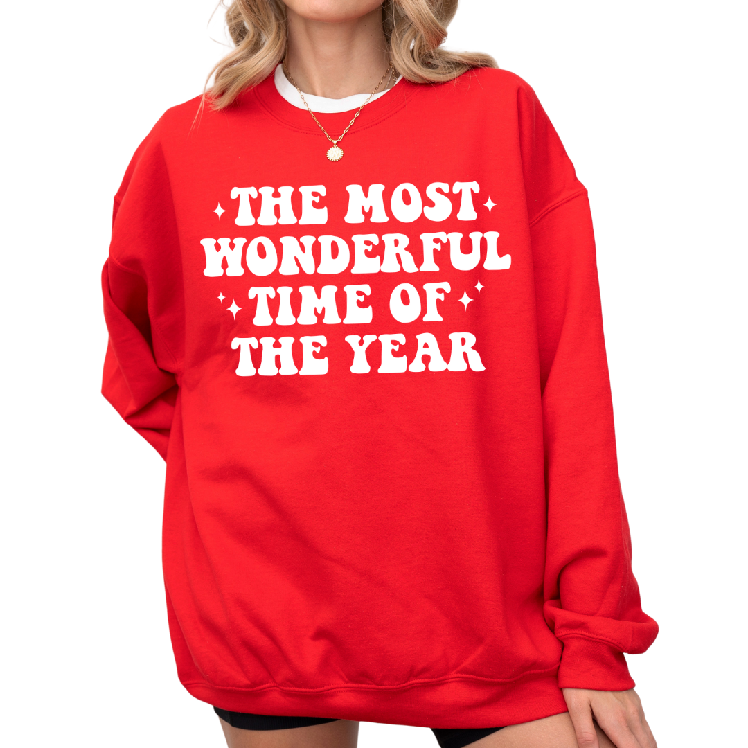 The Most Wonderful Time of the Year Gildan Crew Sweatshirt