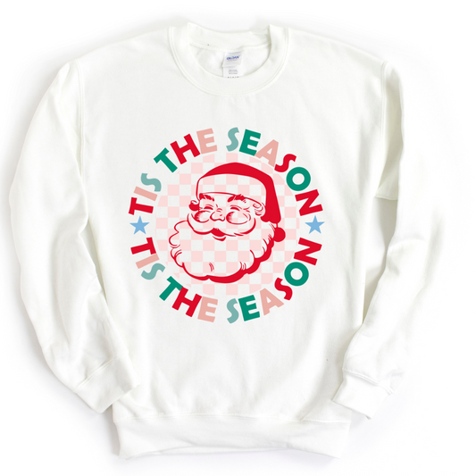 Tis The Season Gildan Crew Sweatshirt